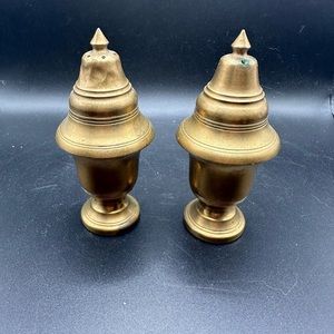 Antique Bronze Salt & Pepper Shakers